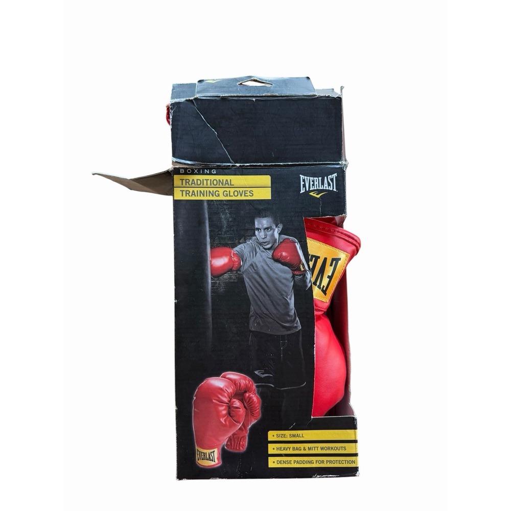 NIB Everlast 14oz Laceless Boxing Gloves - Red (2964)